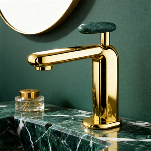 Designer Heavy-Duty Brass Basin Actuator Mixer