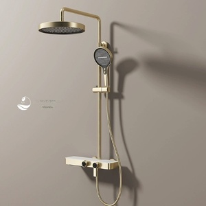 Bathroom Shower Set Complete Kit Rain Shower System Wall Mounted