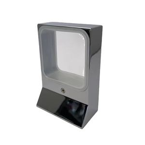 Chrome-Finished Zinc Alloy Toilet Brush Holder Hardware Set