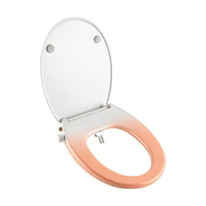 O Shape Customize Dual Nozzle UF Material Soft Close Bidet
