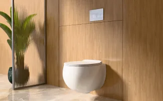 Klassic Ergonomic Wall Hung Toilet Commode