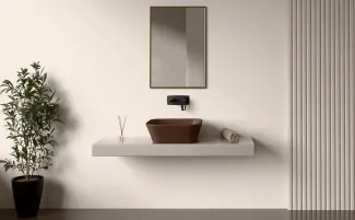 Kerovit Aurum Collection PVD Rose Gold Single Lever Basin Mixer
