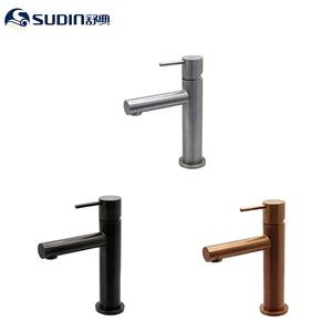 Bathroom Taps Matte Black Rose Gold Sink Mixer