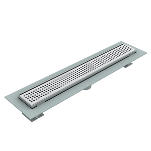 Mondeway Linear Channel Drain PVC Shower Floor Drainer Plastic Siphon