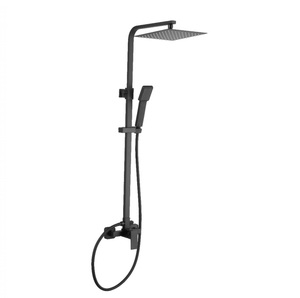 Good Quality Luxury Wholesale Price Brass Shower Set Matte Black