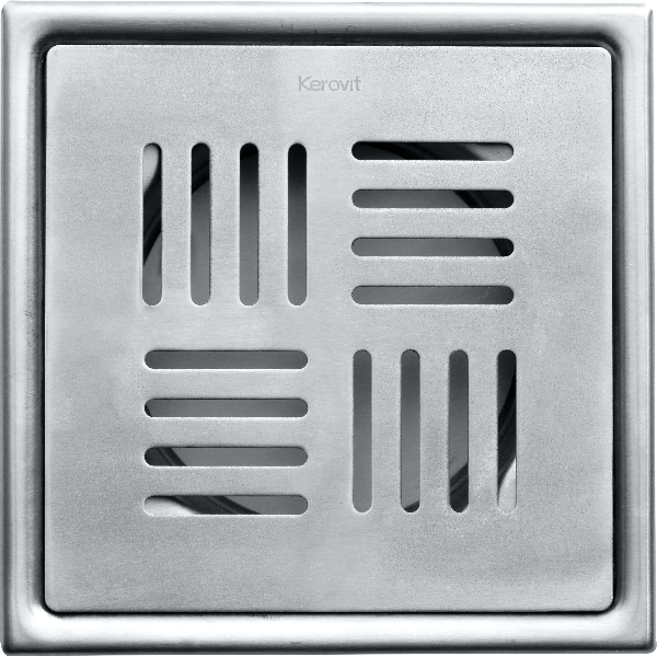 Kerovit Floor Drainer KA640001 - Stainless Steel 6x6 inch