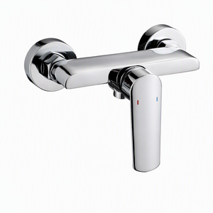 Brass Contemporary Single Rain Jet Bath Shower Mixer Faucet Set Slide Bar